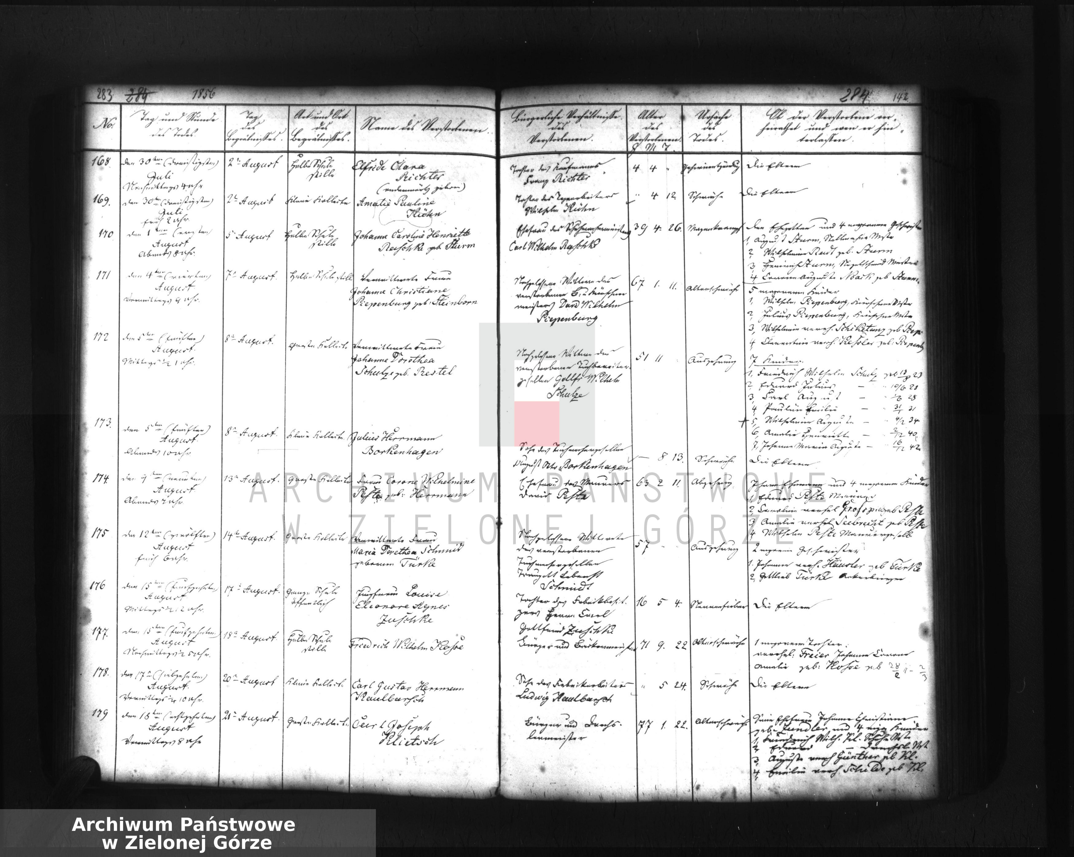 Skan z jednostki: Todten-Buch der Stadt und Haupt-Kirche zu Guben