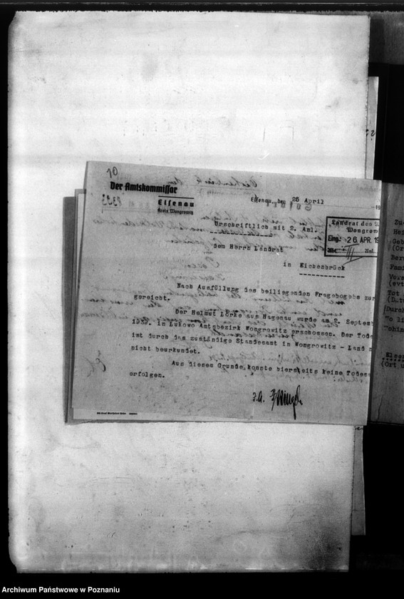 Obraz 13 z jednostki "Helmut Lörke aus Hagenan, Kreis Wongrowitz (Wągrowiec)"