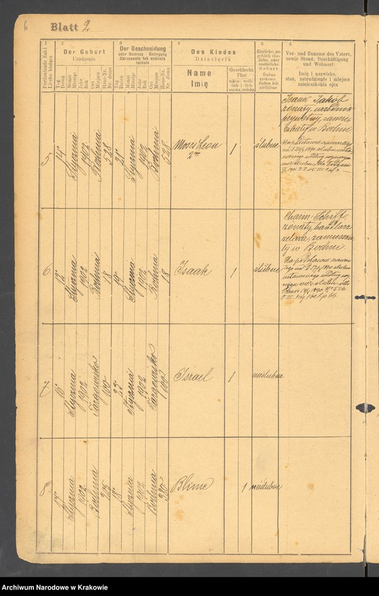 image.from.unit.number "Księga aktów urodzeń"