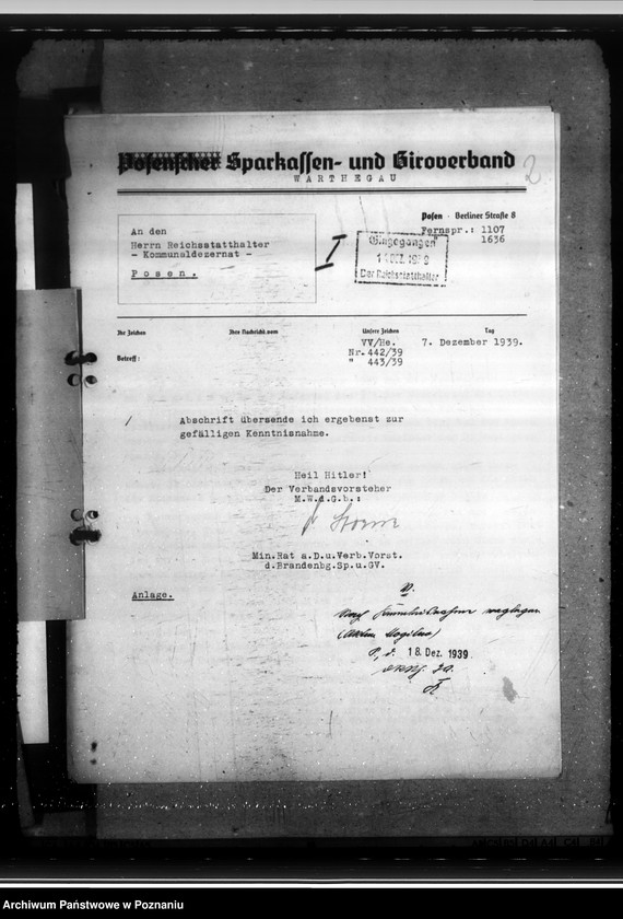 Obraz 6 z jednostki "Kreissparkasse Mogilno, Nieszawa, Szubin, Wongrowitz, Żnin"