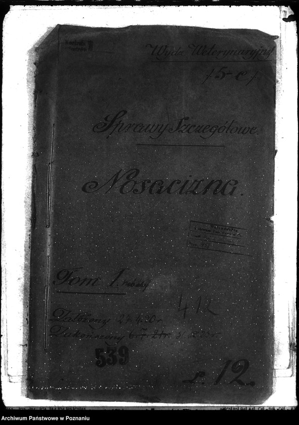 Obraz 3 z jednostki "Sprawy szczegółowo-Nosacizna"