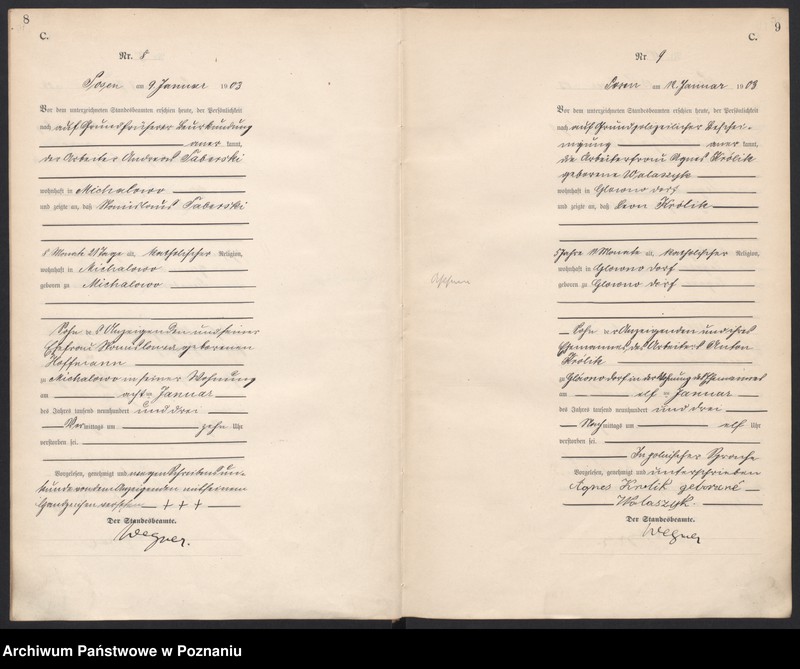 Obraz 7 z jednostki "Księga zgonów tom I"