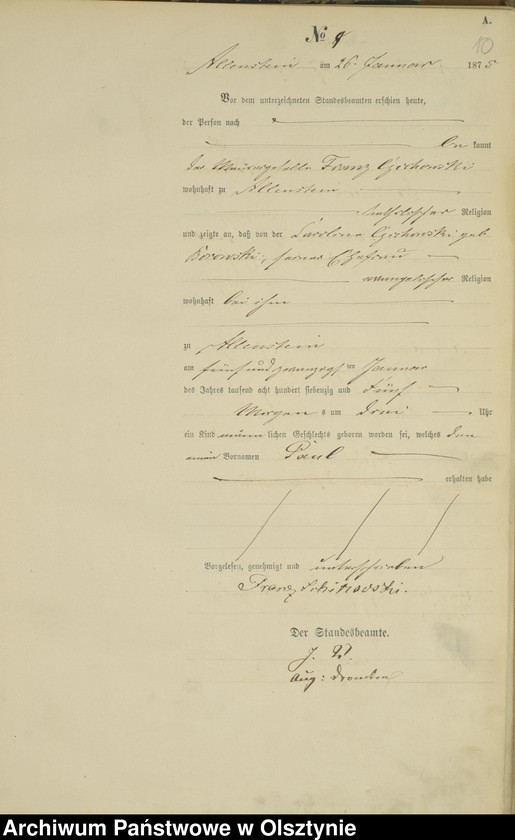 image.from.unit.number "Haupt-Geburts-Register Nr 1 - 282"
