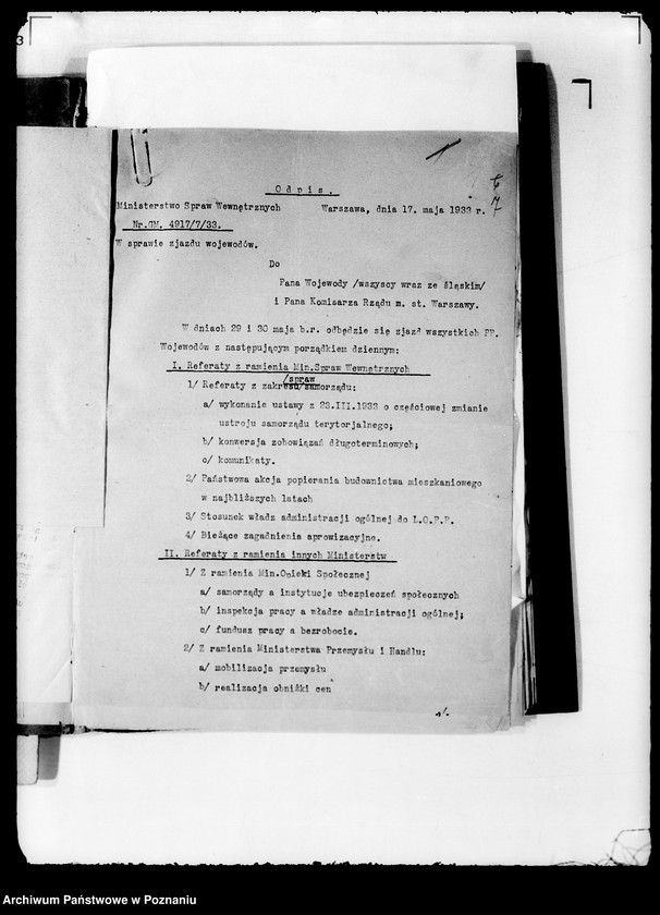 Obraz 13 z jednostki "/Pisma ogólne wojewody, materiały dotyczące starostów i wojewodów itp../"