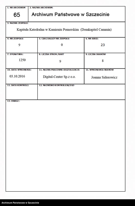 image.from.unit.number "Kirche zu Zirkwitz [Cerkwica]."