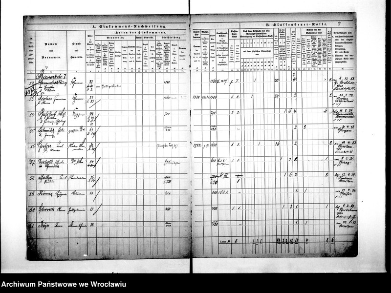 image.from.unit.number "Klassensteuerrolle nebst Eikommens - Nachweisung"