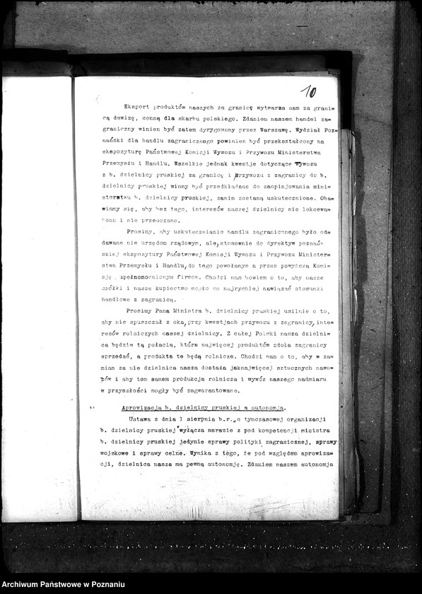 Obraz 15 z jednostki "Sprawy szczegółowo-administracyjne Aprowizacja b. Dzielnicy Pruskiej"