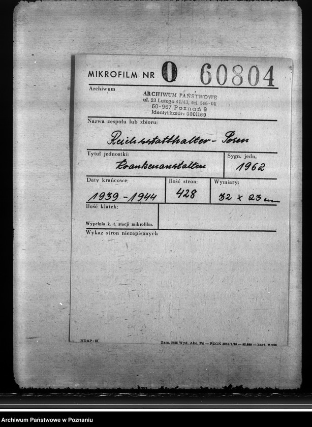 Obraz 2 z jednostki "Krankenanstalten"