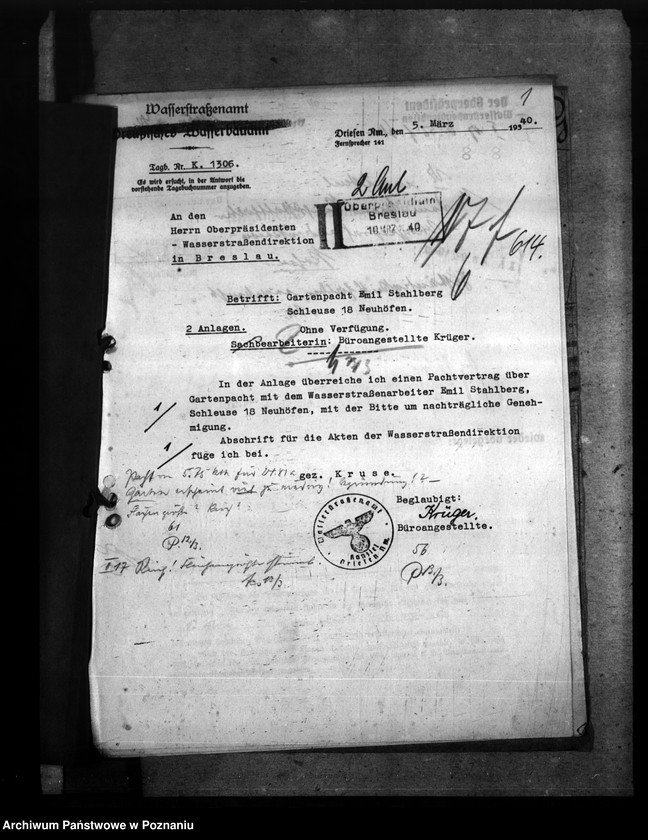 Obraz 5 z jednostki "Dzierżawienie gruntów należących do Dyrekcji Dróg Wodnych"