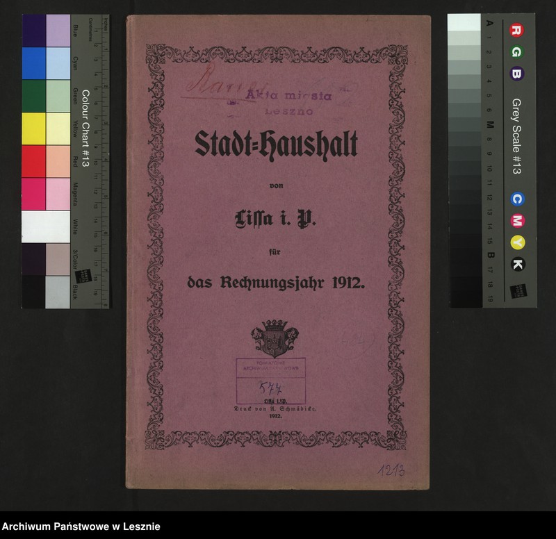 Obraz 2 z jednostki "[Stadthaushalt von Lissa]"