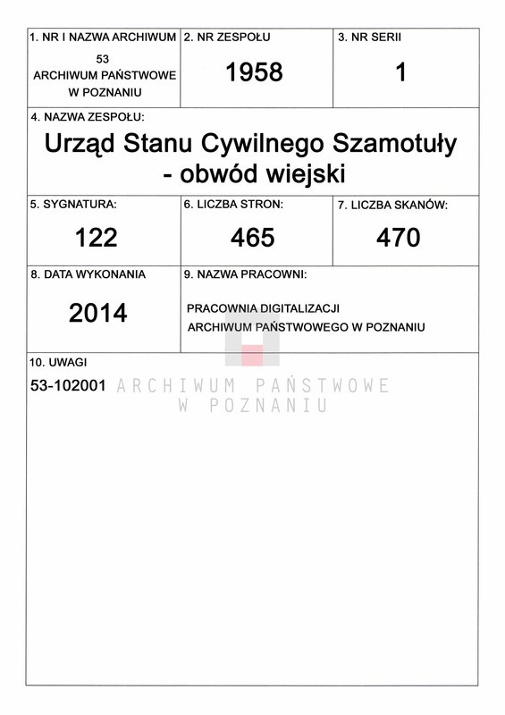 Obraz 1 z jednostki "Geburts-Haupt-Register"