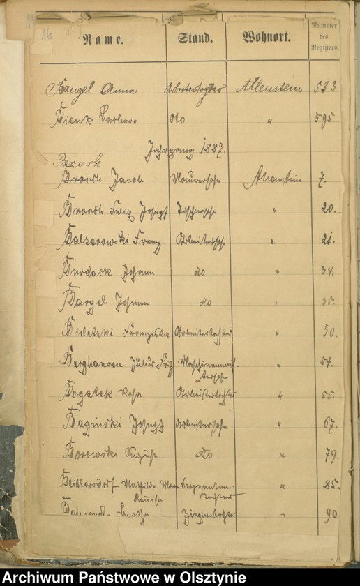 image.from.unit.number "Alphabetisches Namenverzeichnis zum Geburtenbuch"