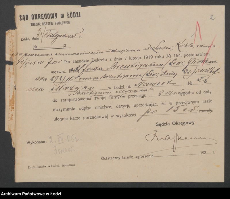 Obraz 4 z jednostki "Braeutigam i Matejko i S-ka- przedsiębiorstwo robót budowlanych"