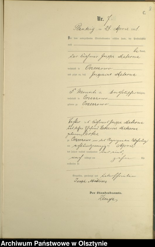 image.from.unit.number "Sterbe-Haupt-Register Nr 1 - 21"