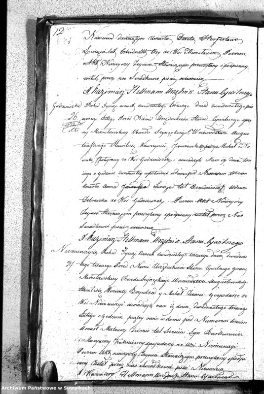 image.from.unit.number "Akta Umarłych Gminy Mirosławskiey na Rok 1823"