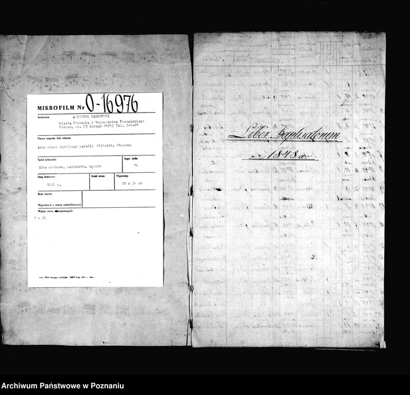 Obraz 3 z jednostki "Duplicat baptisatorum, copulatorum, mortuorum"