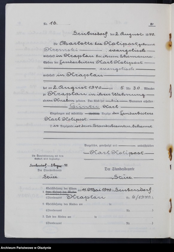 image.from.unit.number "Geburten-Zweitbuch Nr 1 - 26"