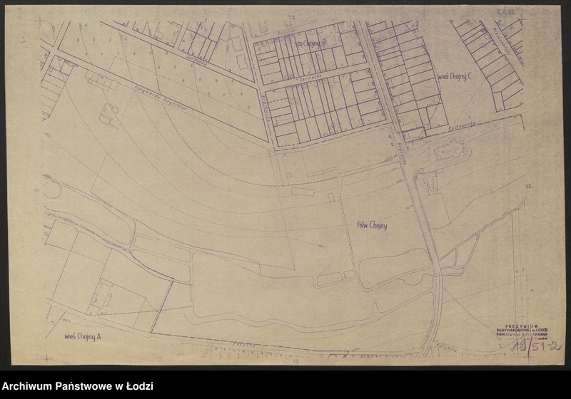 Obraz 2 z jednostki "Plan m. Łodzi 1:2000, odbitki. Sekcja SO 82"
