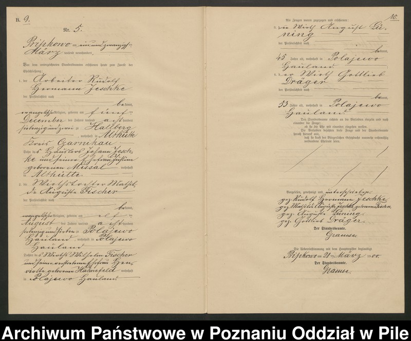 Obraz 8 z jednostki "Księga małżeństw"