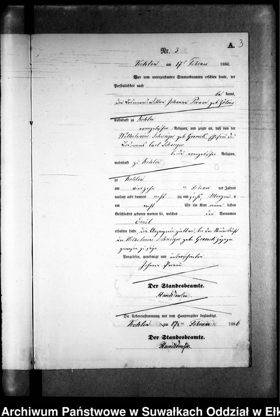 image.from.unit.number "Geburts-Neben-Register des Preussischen Standes-Amtes Kehlen Kreis Angerburg"