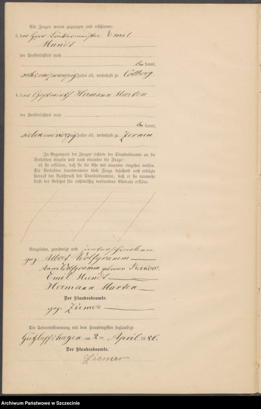 Obraz 7 z jednostki "Heiraths-Register (Neben-Register)"