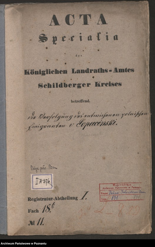 Obraz 2 z jednostki "A. betr. Josef von Łopaciński"