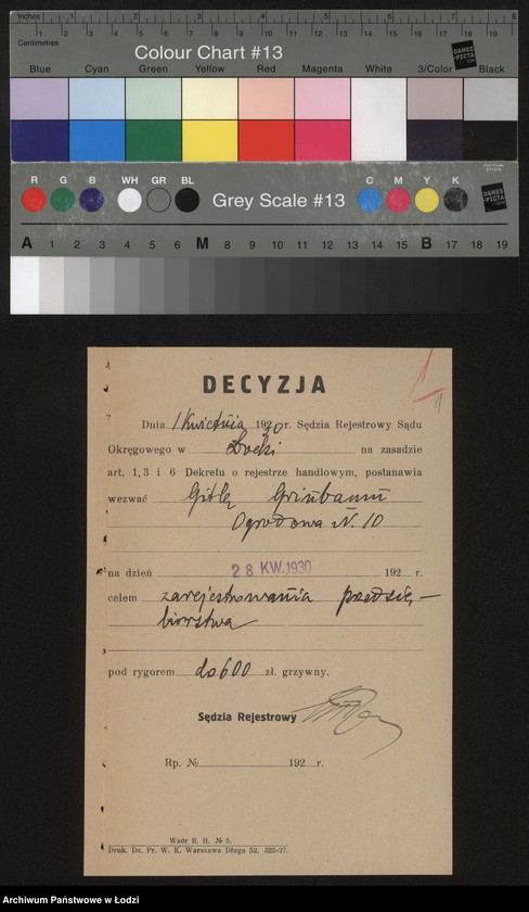 Obraz 3 z jednostki "Gitla Grynbaum- drobna sprzedaż mięsa"