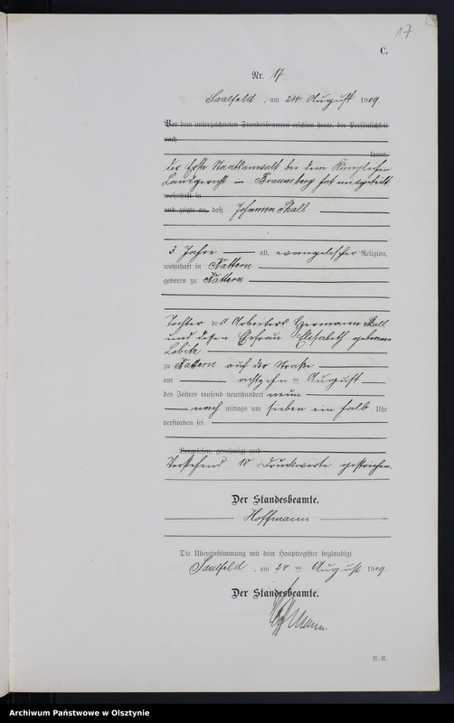 image.from.unit.number "Sterbe-Neben-Register Nr 1 - 26"