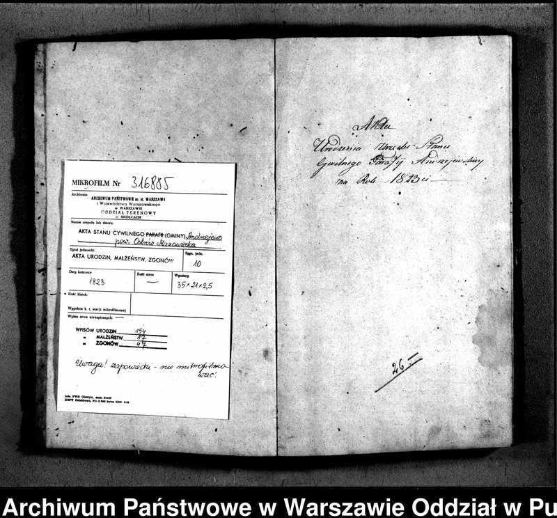 image.from.unit.number "Akta urodzeń, małżeństw, zgonów"