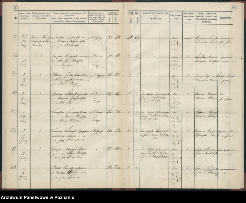 Obraz 9 z jednostki "Księga małżeństw"