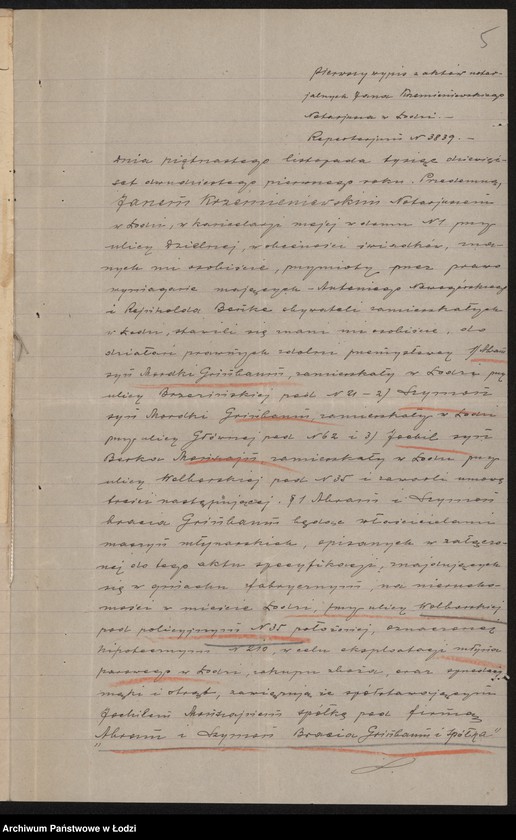 Obraz 7 z jednostki "Abram i Szymon bracia Grinbaum- eksploatacja młyna"