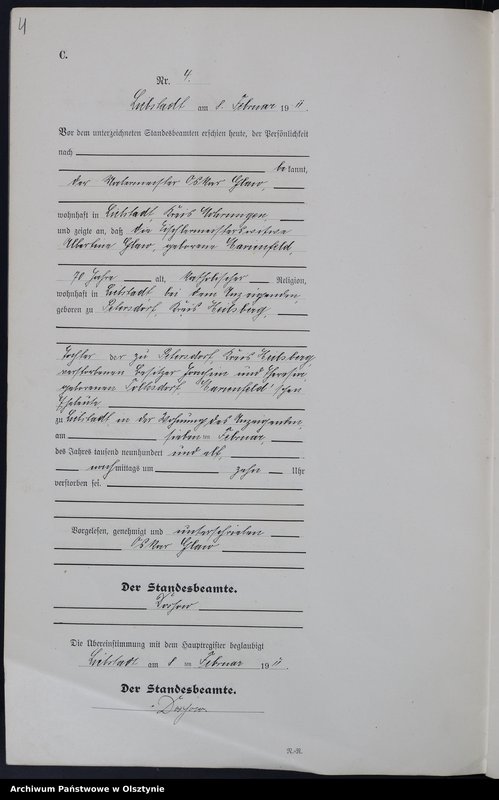 image.from.unit.number "Sterbe-Neben-Register Nr 1 - 30"