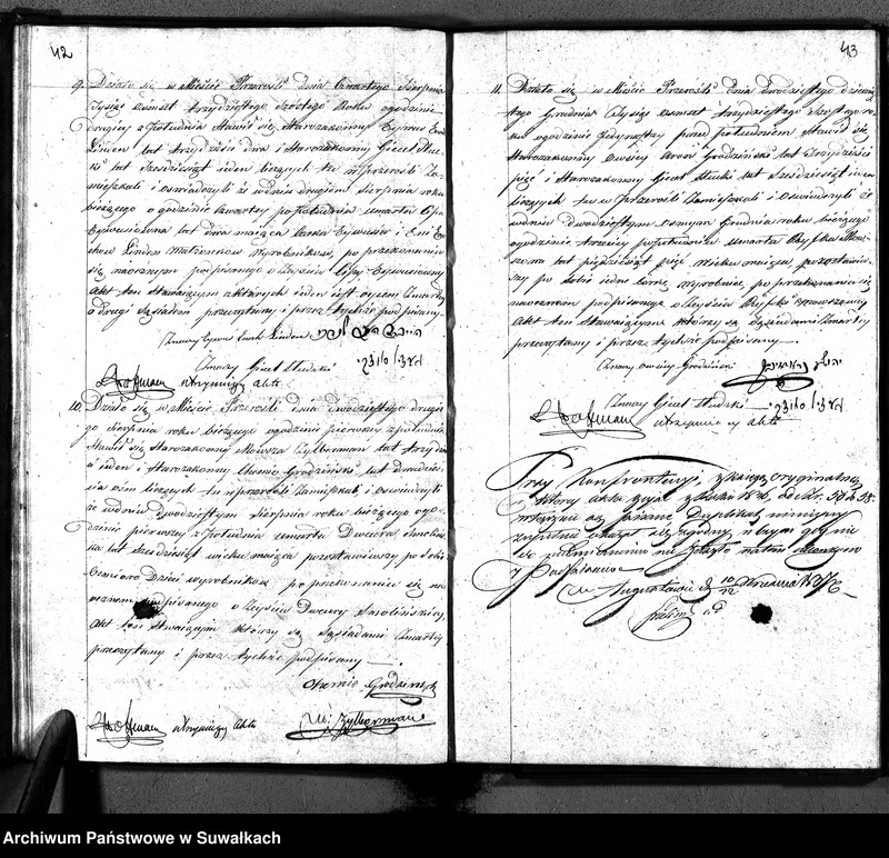 image.from.unit.number "Duplikatu Ksiąg do zapisywania akt Urodzenia Zeyścia i Zaślubin na rok 1836. Okręgu Przerośl."