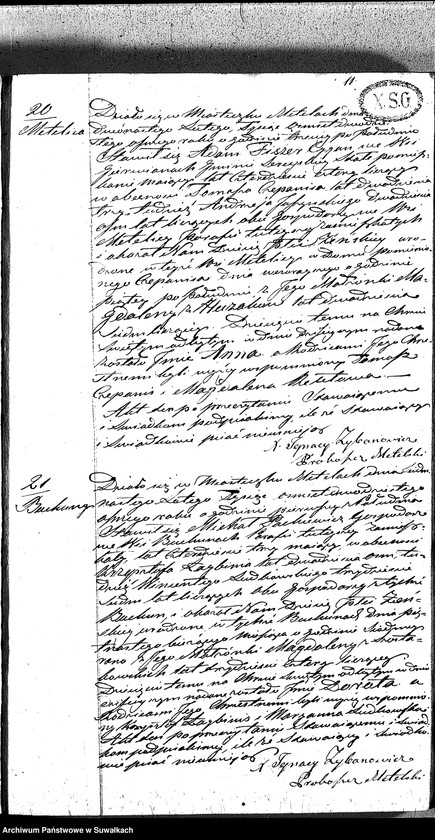 image.from.unit.number "Duplikat Aktów Urodzonych, Zaślubionych Zmarłych Katolików Parafii Metelskiey Roku 1828"