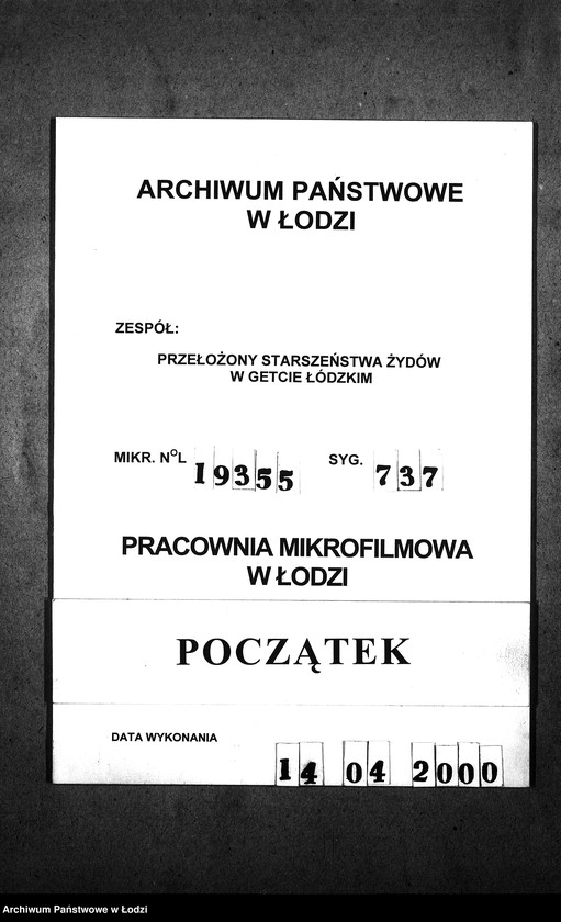 Obraz 1 z jednostki "Geburtenbewegung 1 Mai 1940 - 30 Juni 1941"