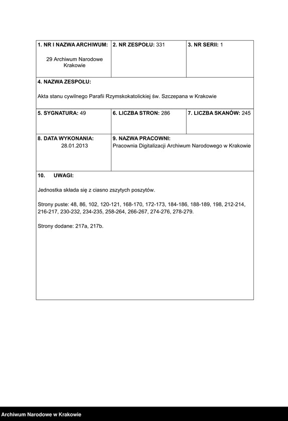 Obraz 2 z jednostki "[Akta urodzeń]"