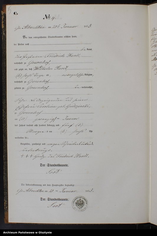 image.from.unit.number "Sterbe-Neben-Register Nr 1 - 28"