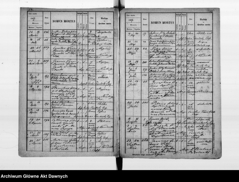 image.from.unit.number "Parafia: Kozłów. Dekanat: Brzeżany. Księga metrykalna zgonów dla wsi Taurów*."