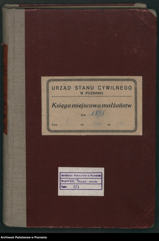 Obraz 2 z jednostki "Księga małżeństw t. III"