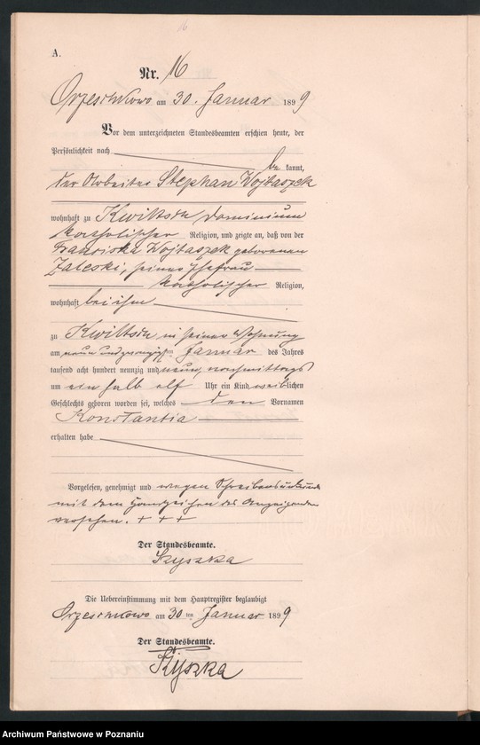 Obraz 19 z jednostki "Księga urodzeń"