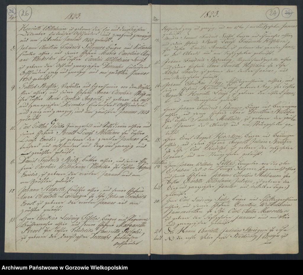 image.from.unit.number "Duplikate der Kirchenbücher der Hauptkirche zu Landsberg an der Warthe"