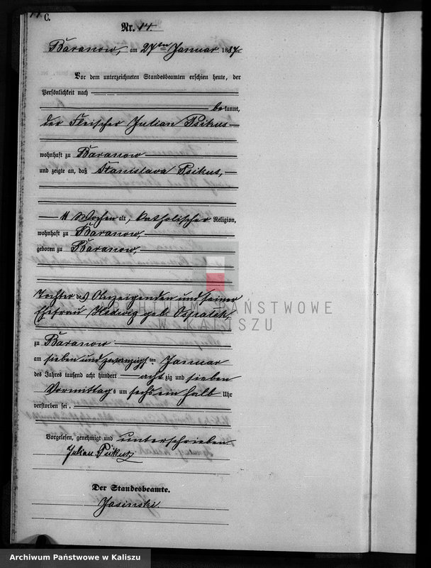 Obraz 17 z jednostki "[Księga zgonów]"