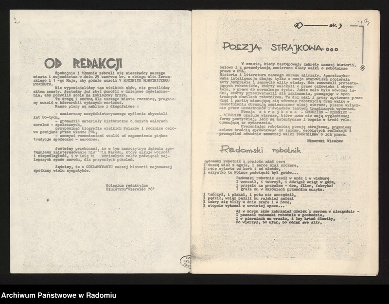 Obraz 8 z kolekcji "Radomski Czerwiec '76111"