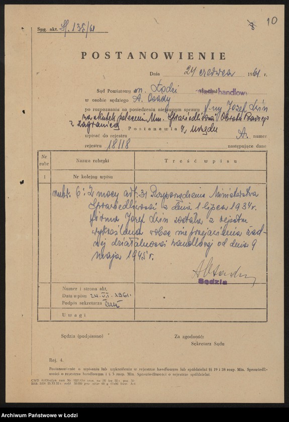 Obraz 12 z jednostki "Józef Lwin – wyrąb lasu w Gostkowie"