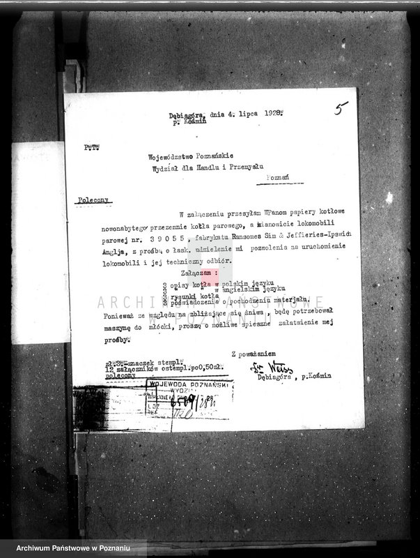 Obraz 10 z jednostki "Majętność Dębiagóra, własność Weissa, pow. krotoszyński nr woj. kotła 6193"