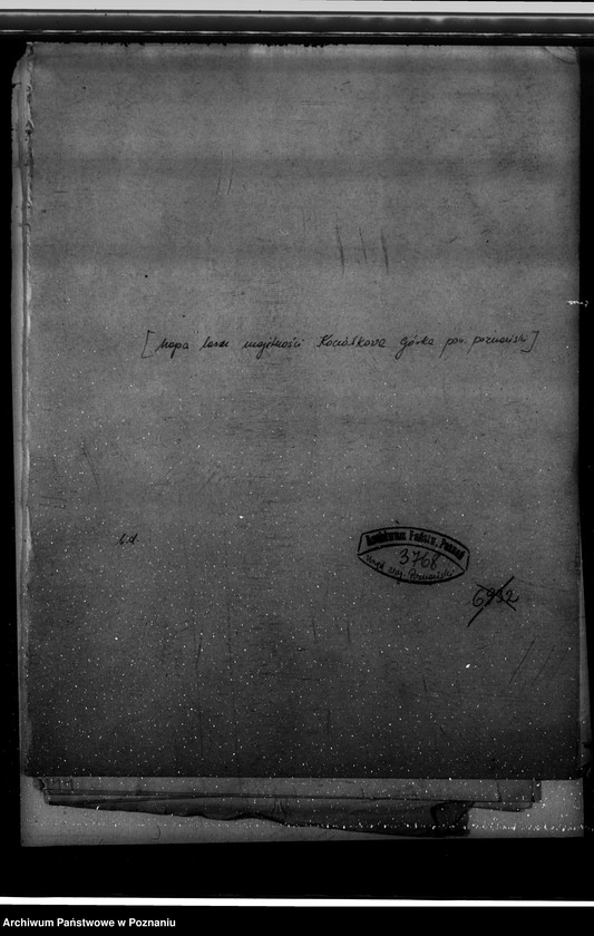 Obraz 4 z jednostki "/Mapa lasu majętności Kociałkowa-Góra powiat poznański/"