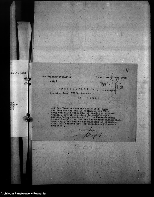 Obraz 8 z jednostki "Baupläne für Lehrerinnenbildungsanstalten"