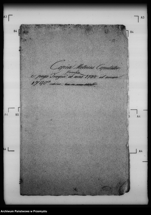 image.from.unit.number "[Kopie ksiąg metrykalnych parafii Trójca z filiami Jamna Dolna i Jamna Górna (dekanat Dobromil)]"