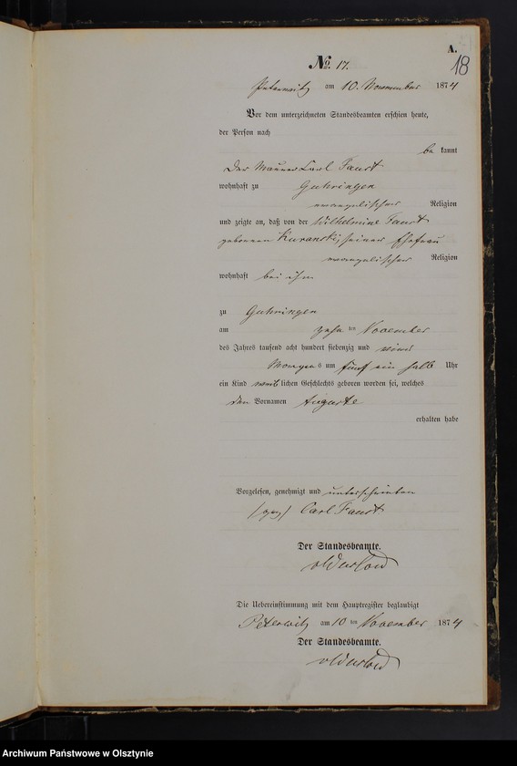 image.from.team "Urząd Stanu Cywilnego w Piotrowicach pow. iławski ( dawny pow. suski )"