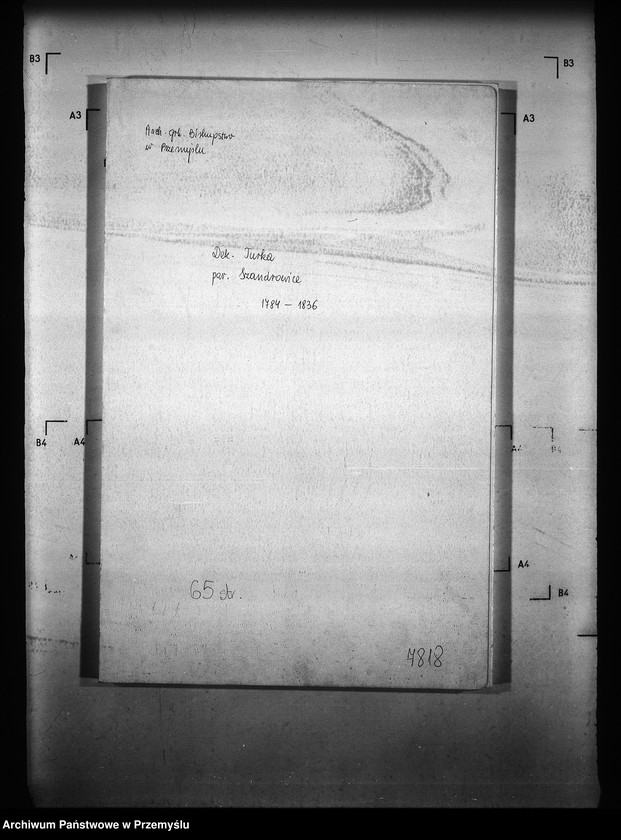 Obraz 4 z jednostki "[Kopie ksiąg metrykalnych parafii Szandrowiec (dekanat Turka)]"